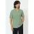 Matinique katoenen regular fit overhemd – groen