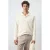 Mango Man slim fit polo – naturel wit