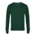 Premier Heren Gebreid Katoen Acryl V Hals Sweatshirt (Fles groen)