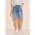 Street One Dames Denim bermudashort in Blauw
