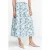 Rich & Royal Printed Cotton Midi Skirt Palace Blue