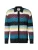 SCOTCH & SODA Gebreid vest  marine / petrol / bessen / wit