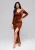 Ombre Avondjurk  camel