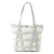 TOM TAILOR DENIM Shopper ‘Jada’  lichtgrijs / offwhite