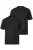 Men Plus Shirt  zwart gemêleerd