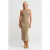 Halternekk Bodycon Midi-jurk
