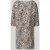 Christian Berg Woman Jurk met effen design en dierenprint