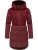 Ragwear Wintermantel ‘Ashani’  donkerrood