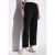 Street One Dames Wide Legs mousseline broek in Zwart