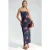 Bloemige Maxi-jurk met Split
