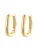 Hey Happiness Oorbellen ‘Ellipse’  goud