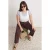 Trendyol Curve Dames Bruin Effen Recht Hoge taille Grote maten Jeans