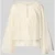 Liu Jo White relaxed fit blouse van lyocellmix met ruches