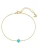 Glanzstücke München Armband  turquoise / goud