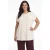 YOEK top met glitters Plus Size – ecru