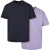 Urban Classics Heren zwaargewicht oversized t-shirt (set van 2)