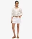 Cut-off Short met Middelhoge Taille White
