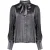 Geisha Blouse Detachable Strap Dark Silver