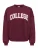 JDY Sweatshirt ‘JDYMESA’  crème / pink / wijnrood