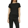 Q/S designed by Shirt met korte mouwen met mouwomslagen