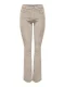 ONLY corduroy flared regular waist flared broek ecru