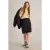 White Stuff Coral Jacquard Skirt Pure Black