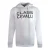 Witte hoodie met Cavalli-klasse omgekeerd logo