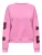 Only Onlsweat L/s Back/sleeve Print Swt Noos 15356793 Sweater 5213462 Fuchsia Pink Florida Print