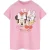 Disney Dames/Dames Minnie Mouse & Daisy Cherry Katoenen Vriendje T-shirt (Baby Roze)