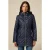 Oltre Lightweight Midi Down Jacket Blue