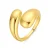 Luxenter ring is afgewerkt in 18 karaat geel goud – Oth