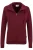 HAKRO Regular Fit Dames Sweatjacket wijnrood, Effen