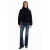 Desigual winterjas met print – blauw