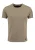 Key Largo Shirt ‘Cover’  lichtbruin / zwart
