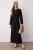 Trendyol Modest Dames Zwart Effen Maxi Lang Casual Double-breasted Modest Jurken