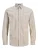 JACK & JONES Overhemd  taupe / wit