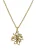 Orphelia Dames 925 Sterling Zilveren Ketting met Hanger – Goud ZH-6027/2