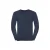 Russell Collection Heren Sweatshirt Katoen Acryl V Hals (Franse marine)