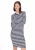 usha BLUE LABEL Gebreide jurk  navy / wit