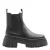 Catwalk chunky leren chelsea boots zwart