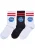 Mister Tee Sokken  blauw / rood / zwart / wit