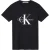 Calvin Klein Heren Monogram T-Shirt (Zwart)