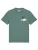 Watapparel Shirt ‘Coffee Waves’  bruin / groen / smaragd / wit