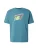 new balance Shirt ‘Classic’  hemelsblauw / neongeel / oranje / lichtroze