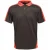 Regatta Herencontrast Coolweave Polo Shirt (Zwart/Klassiek Rood)