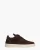 Filling Pieces Low Top Suede Donkerbruin