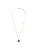 Lucardi Ketting  goud / karmijnrood