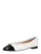 STEVE MADDEN Ballerina ‘ELLISON’  zwart / wit
