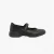 VELOCITY POUTY Meisjes Leren School schoenen Zwart