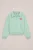 WE Fashion – Meisjes sweater met patch – Regular fit – Mintgroen – Katoen –